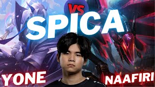 SPICA  YONE VS NAAFIRI  MID GAMEPLAY  Patch 1422  Season 14  LeagueofLegends [upl. by Aihsakal]