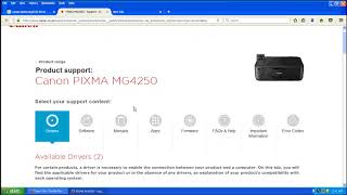 Canon Pixma MG4250 Printer Driver Download [upl. by Ika]