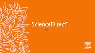 Tutorial ScienceDirect  Alertas [upl. by Gavrielle]