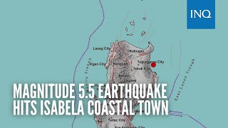 Magnitude 55 earthquake hits Isabela coastal town [upl. by Myrtie812]