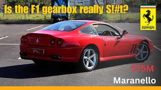 Ferrari 575M Maranello Review  Is the F1 gearbox really that bad [upl. by Threlkeld619]