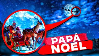 MI DRONE ATRAPA A SANTA CLAUS EN UN TRINEO EN NAVIDAD  PAPÁ NOEL Y LOS RENOS VOLADORES [upl. by Adidnac]