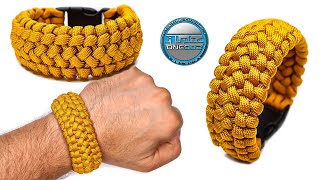 Hauberk Paracord Bracelet Knot Tutorial  Patreon [upl. by Ardnuahs]