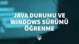 Kamu SM  Java Durumu ve Windows Sürümü Öğrenme [upl. by Deibel]