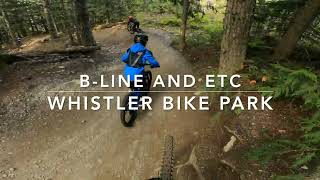 Bline and more Whistler Bike Park 4K [upl. by Lahcear432]