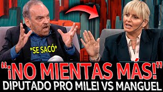 ¡DIPUTADO CRUZÓ a LA ZURDA de MANGUEL en VIVO [upl. by Gurney]