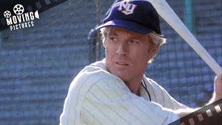 Hobbs Proves His Worth At Batting Practice  The Natural Wilford Brimley Robert Redford [upl. by Ehcor]