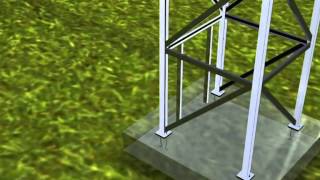 External Elevator Steel Structure Presentation [upl. by Narok]