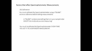 Spectrophotometry  Basic Concepts [upl. by Aara]