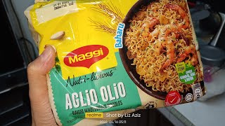 Review Maggi Aglio Olio [upl. by Shepp]