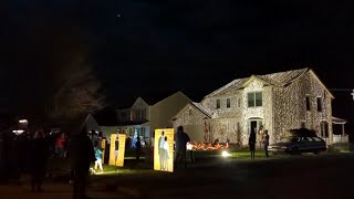 Ohio couple recreates iconic Griswold light display from National Lampoons Christmas Vacation [upl. by Karim850]