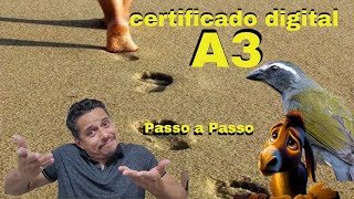 Como fazer CERTIFICADO DIGITAL A3 com CNHa3certificadodigitaltransferências [upl. by Adnowal]