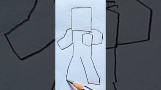 How To Draw Entity 303  Minecraft  Like And Subscribe  shorts [upl. by Jorgenson940]