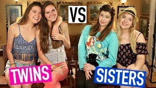 TWINS vs SISTERS CHALLENGE  Nina and Randa [upl. by Arnulfo]