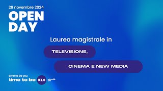 Open Day Magistrali  Televisione cinema e new media [upl. by Undry]