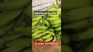 Nentharam powder 6 month babies weight gain powderspourted ragi mixed raw banana porridge [upl. by Beberg]