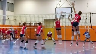 Pallavolo U18F ecc  GS Cagliero vs Pallavolo Picco Rossa [upl. by Nyral224]