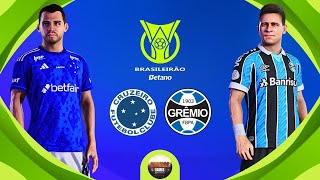 Cruzeiro X Grêmio  Brasileirão  4K  PS5™ [upl. by Ettenuj]