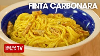 FINTA CARBONARA di Benedetta Rossi  Ricetta TV Fatto in Casa per Voi [upl. by Nageem]