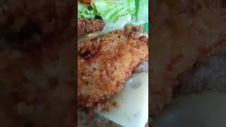 Crispy chicken sandwich [upl. by Eelreveb]