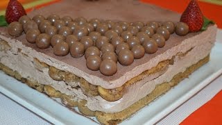 تيراميسو بالشوكولا بدون بيض tiramisu au chocolat sans oeuf [upl. by Kriste]