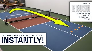 How to Master Your Pickleball SERVE Learn THE Most Important Shot in Pickleball [upl. by Attikin]