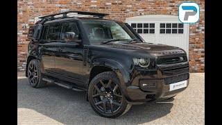 202222 LAND ROVER DEFENDER D300 30 SE HARD TOP IN SANTORINI BLACK METALLIC WITH BLACK LEATHER [upl. by Anitnauq]