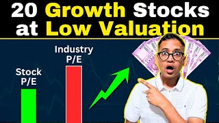 20 GROWTH Stocks at LOW Valuation  Time to Buy Rahul Jain Analysis stockmarket rahuljainfinance [upl. by Ameg]