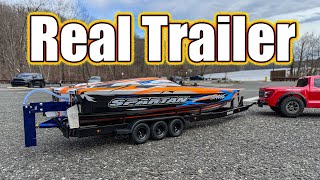 Fastest Trailer In Radio Control Traxxas RC Boat Trailer [upl. by Renny678]