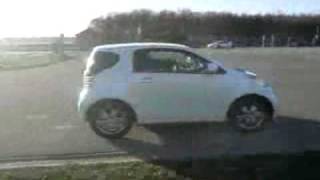 Toyota iQ Aspiration 10 VVTi Burning Rubber Driving Test  Review by SK [upl. by Yetty]