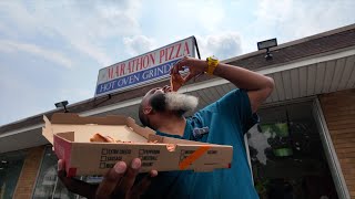 Marathon’s Pizza Review  New Britain CT [upl. by Anoniw]