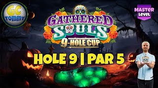 Master QR Hole 9  Par 5 ALBA  Gathered Souls 9hole cup Golf Clash Guide [upl. by Rma]