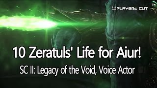 10 Zeratuls Life for Aiur  SC2 Voice Actor [upl. by Earleen329]