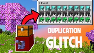 Minecraft 121 EASY Duplication Glitch ANY Item [upl. by Ettenuj916]