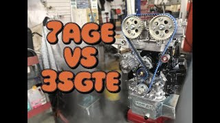 7age na vs 3sgte turbo mr2 comparison mr2 aw11 turbo [upl. by Ahseiyt]