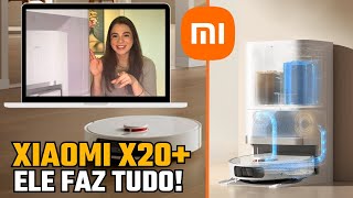 Testando o Robô Aspirador Xiaomi Vacuum X20 Será o melhor modelo da marca Review Completo [upl. by Aruasor]