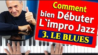 Apprendre les techniques de lImprovisation Piano Jazz débutant sur une grille blues Tutoriel [upl. by Seana]