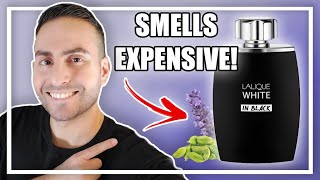 INEXPENSIVE FRAGRANCE THAT SMELLS EXPENSIVE  LALIQUE WHITE IN BLACK COLOGNE REVIEW [upl. by Ongineb]