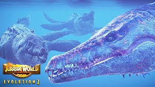 Jurassic World Evolution 2  All Lagoon Aquatic Releases [upl. by Zobe176]