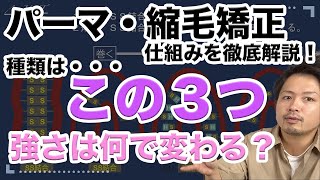 パーマメカニズム・仕組み【３つの基本】強さと化学反応の関係性・物理と薬剤反応について・・・「美容師初心者向け」ツイスパ・スパイラルをコントロールしよう！ [upl. by Nicol]