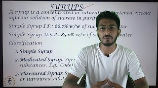 Syrups Definition Classification Preparation Formulation and Storage [upl. by Llirrem277]