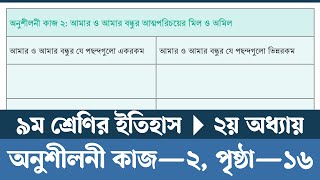 নবম শ্রেণির ইতিহাস ও সামাজিক বিজ্ঞান পৃষ্ঠা ১৬  Class 9 Itihas o Samajik Biggan Chapter 2 Page 16 [upl. by Acilejna275]