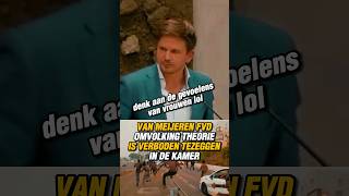 VAN MEIJEREN FVD OMVOLKING THEORIE IS VERBODEN TEZEGGEN IN DE KAMER gideonvanmeijeren fvd [upl. by Zielsdorf368]