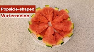 Easy watermelon cuttingplating asmr watermelon fruits [upl. by Niatsirhc]