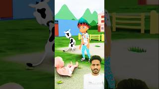 Cartoon ko cartoon Dara Diya bacche❤😜chinutinu cartoon cartoonvideoshot makejokehorror funny [upl. by Ltihcox]