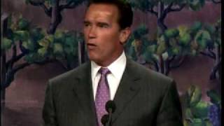 Gov Schwarzenegger Praises Mike Milken [upl. by Lhary]