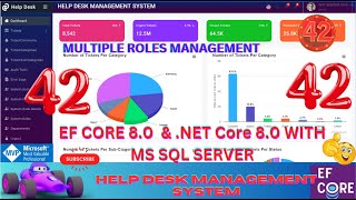 EP 42 Help Desk Management System EF Core NET Core ll NET 80 Tickets Users Roles Management🚀💥 [upl. by Esertal186]