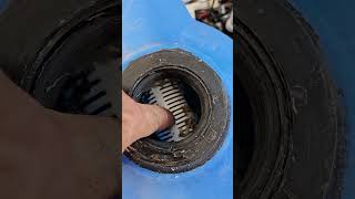 When to pressure wash the bead filter coupled aquaponic system maintenance [upl. by Levi557]