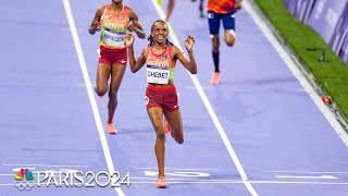 Beatrice Chebet closes down controversial women’s 5000m  Paris Olympics  NBC Sports [upl. by Darby620]