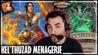 MENAGERIE UNDEAD SCALING  Hearthstone Battlegrounds [upl. by Ethben]